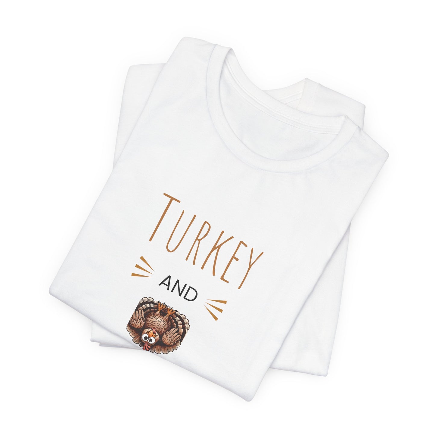 Funny Turkey and MILFs Unisex Tee for Holiday Celebrations